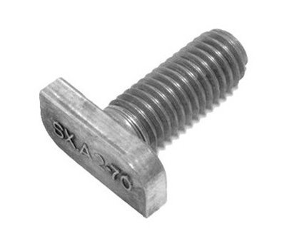 T-Bolts M10 with Flat Head - A2, 10/25 mm, 100 pcs