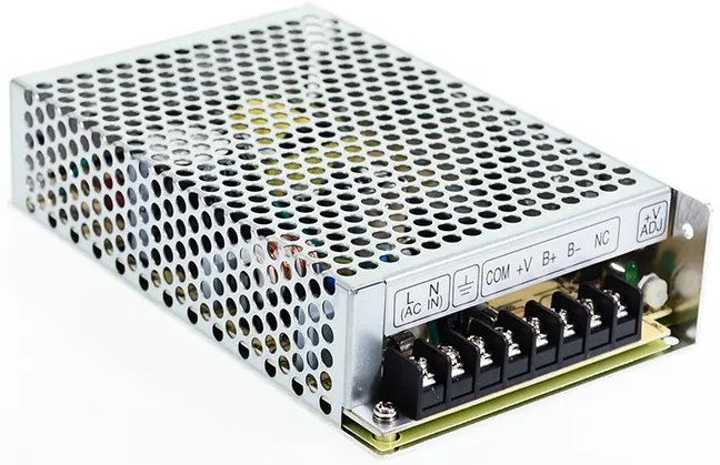 MEAN WELL AD-55B Industrial power supply with backup, 55W, 27.6V