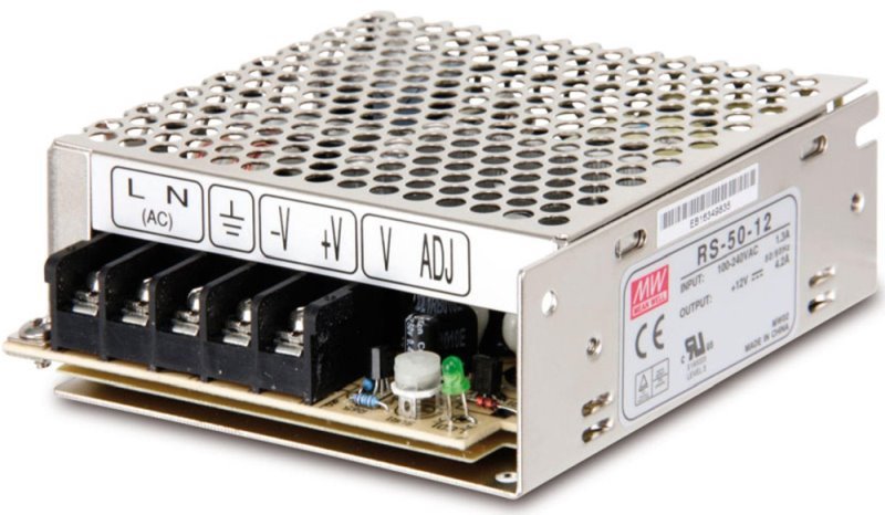 MEAN WELL RS-50-24 Industrial power supply, 50W, 24V