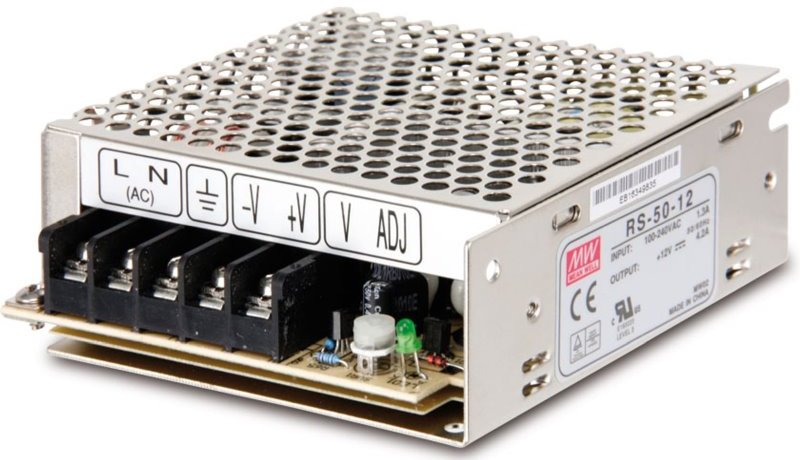 MEAN WELL RS-50-12 Industrial power supply, 50W, 12V
