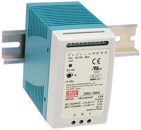 MEAN WELL DRC-100B switching power supply for DIN rail