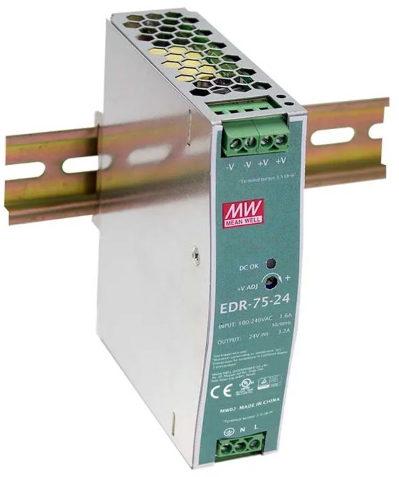 MEAN WELL EDR-75-24 Switching power supply for DIN rail
