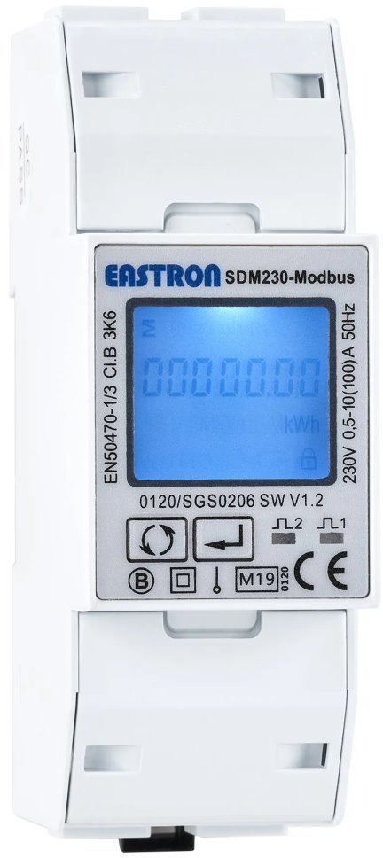 Eastron Electricity meter SDM230 Modbus, 1 phase