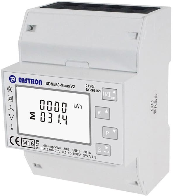 Eastron Electricity meter SDM630 Modbus V2, 1/3 phases