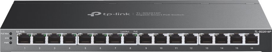 TP-Link TL-SG2016P JetStream Smart PoE Switch