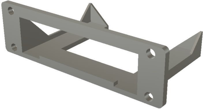 D-MT750 Rack mount for MikroTik RB750Gr3, RB750r2, RB750UPr2 and RB760iGS, gray