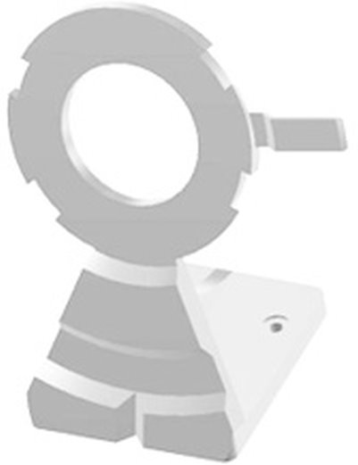 D-U6-P Wall and table mount for Ubiquiti U6-PRO and UAP-AC-PRO, white