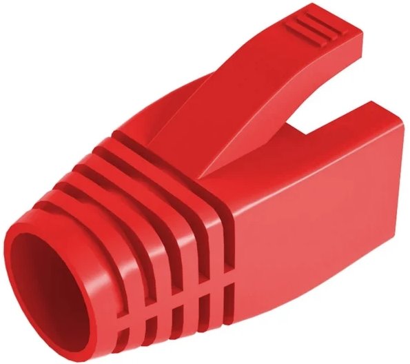 Conexpro protective cap for RJ45 with cut, red