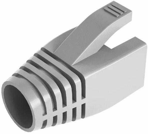 Conexpro protective cap for RJ45 with cut, gray