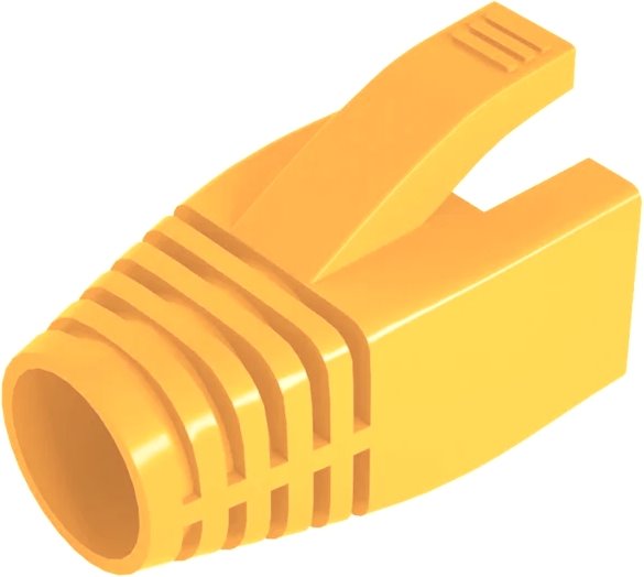 Conexpro protective cap for RJ45 with cut, yellow