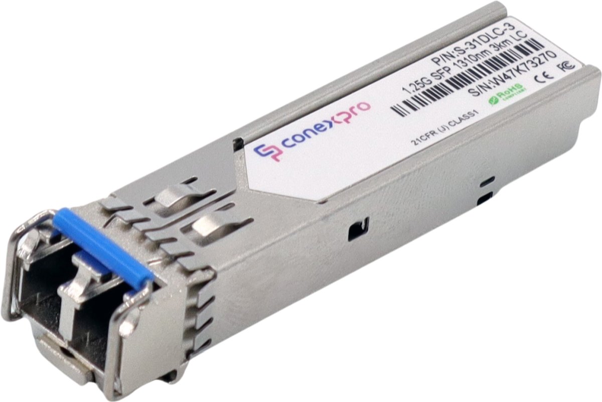 Conexpro 1.25G SFP optical module, SM, 1310nm, 3km, 2x LC, DDM