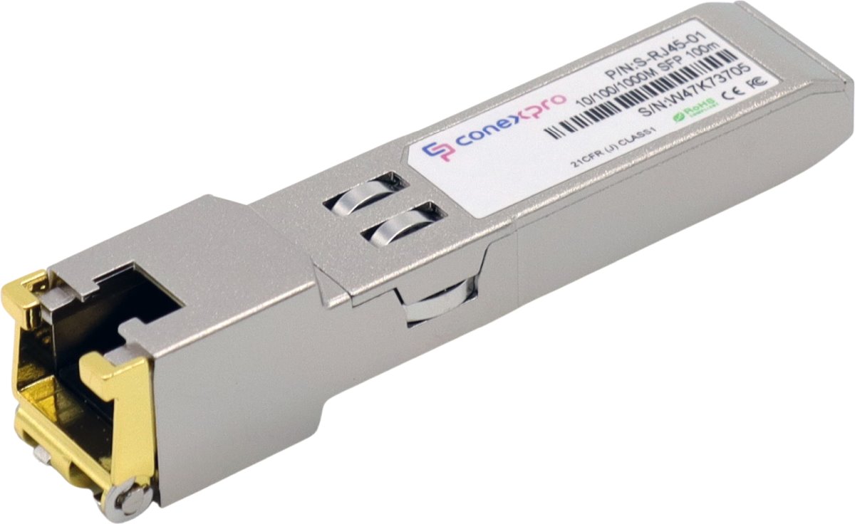 Conexpro SFP copper module, RJ-45, 100m, 1Gbps