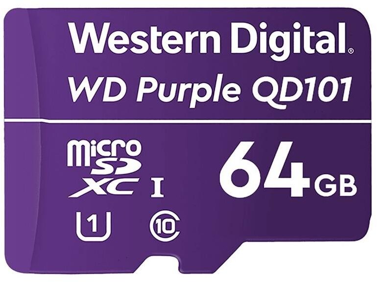 WD Micro SDXC Purple 64GB