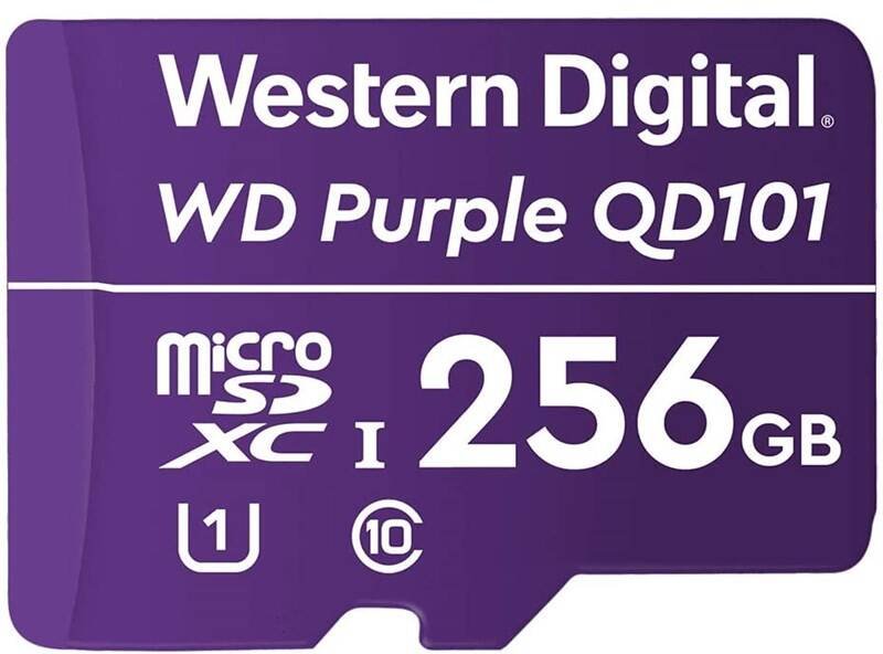 WD Micro SDXC Purple 256GB