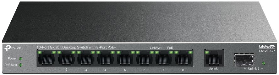 TP-Link LS1210GP Gigabit PoE switch
