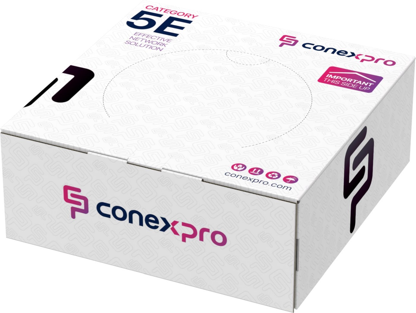 Conexpro UTP cable outdoor, CAT5e, PE, 24 AWG, 100m, black