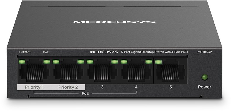 MERCUSYS MS105GP Gigabit PoE switch