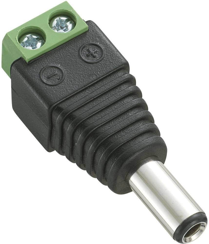 Conexpro DC power connector plug 2.1x5.5 with terminal block