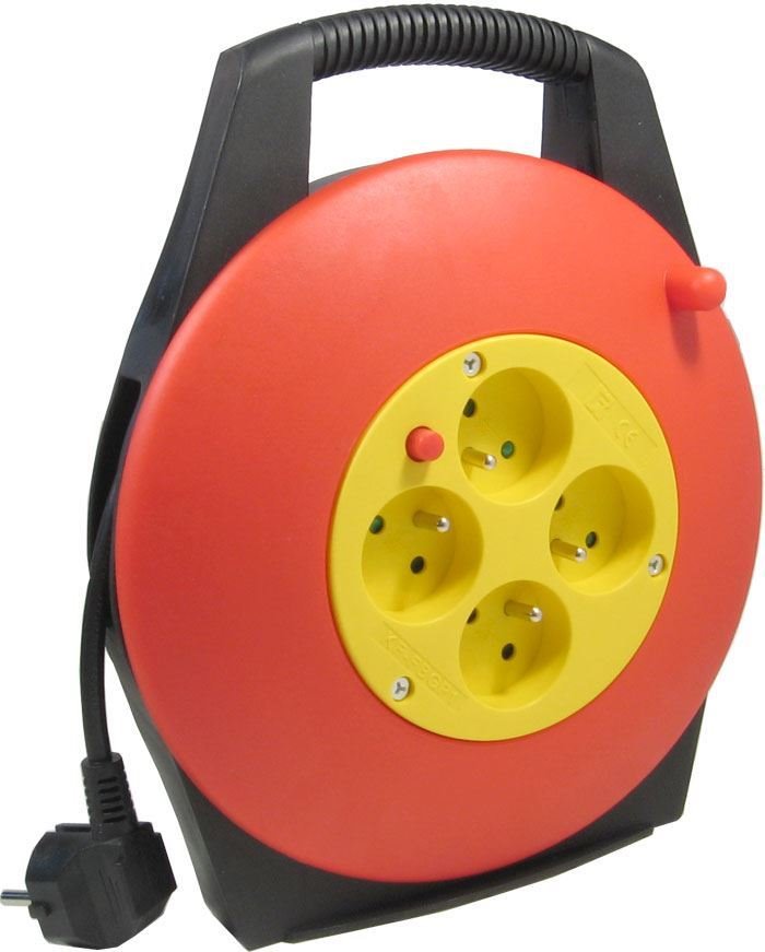 Conexpro extension cable 230V with reel, 10m