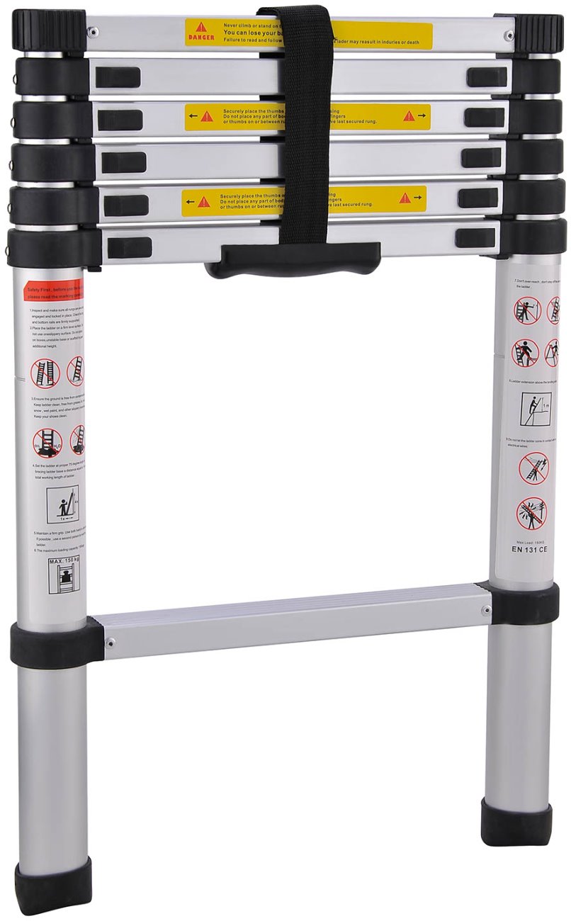 G21 Telescopic aluminum ladder GA-TZ7-2M