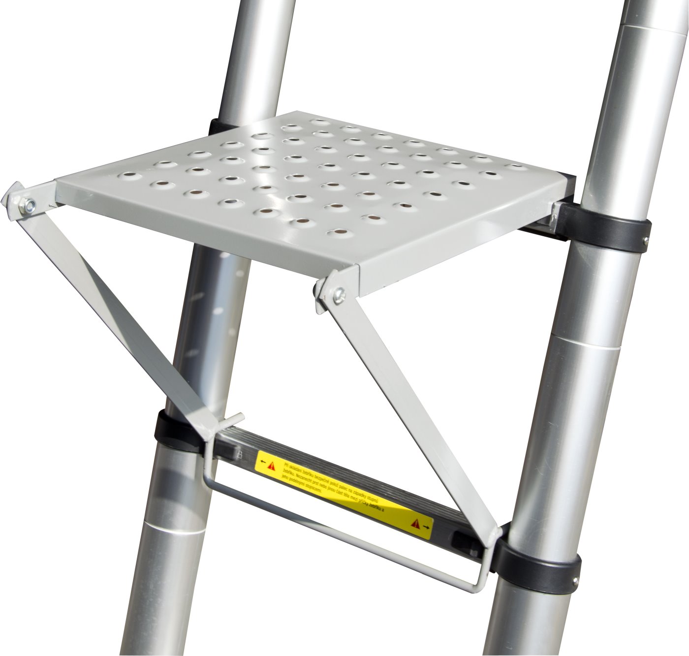 G21 Sheet metal storage platform for ladders and stepladders