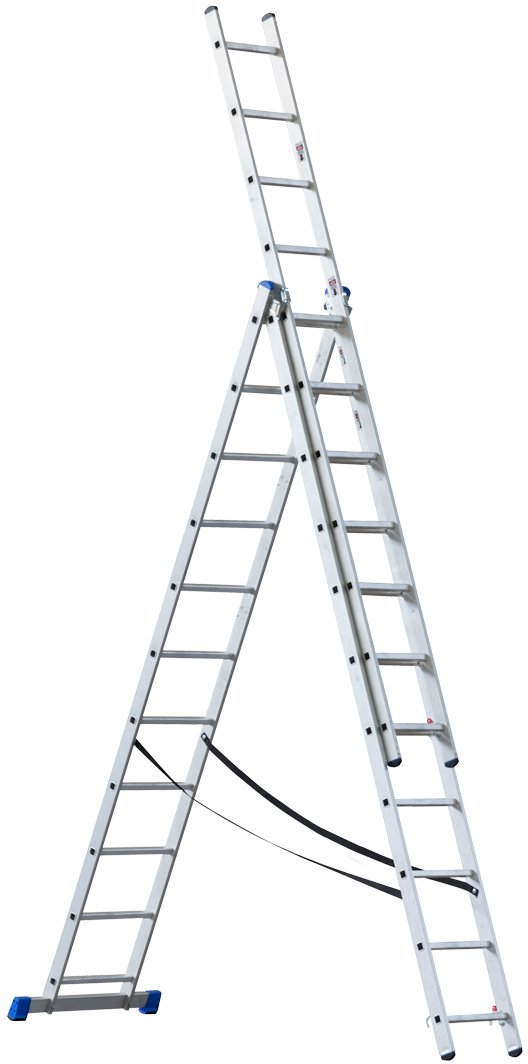 G21 Ladder three-part 7,6m 3x11 rungs
