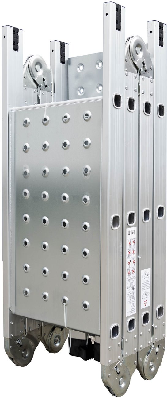 G21 Multifunctional aluminium stepladder with base GA-SZ-4x3-3,7M