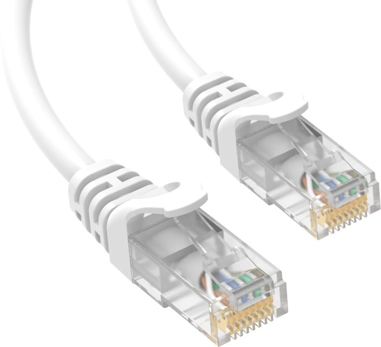 Conexpro patch cable UTP, CAT6, 0.5m, white