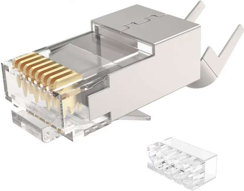 Conexpro connector RJ45 FTP, CAT6A, two-part