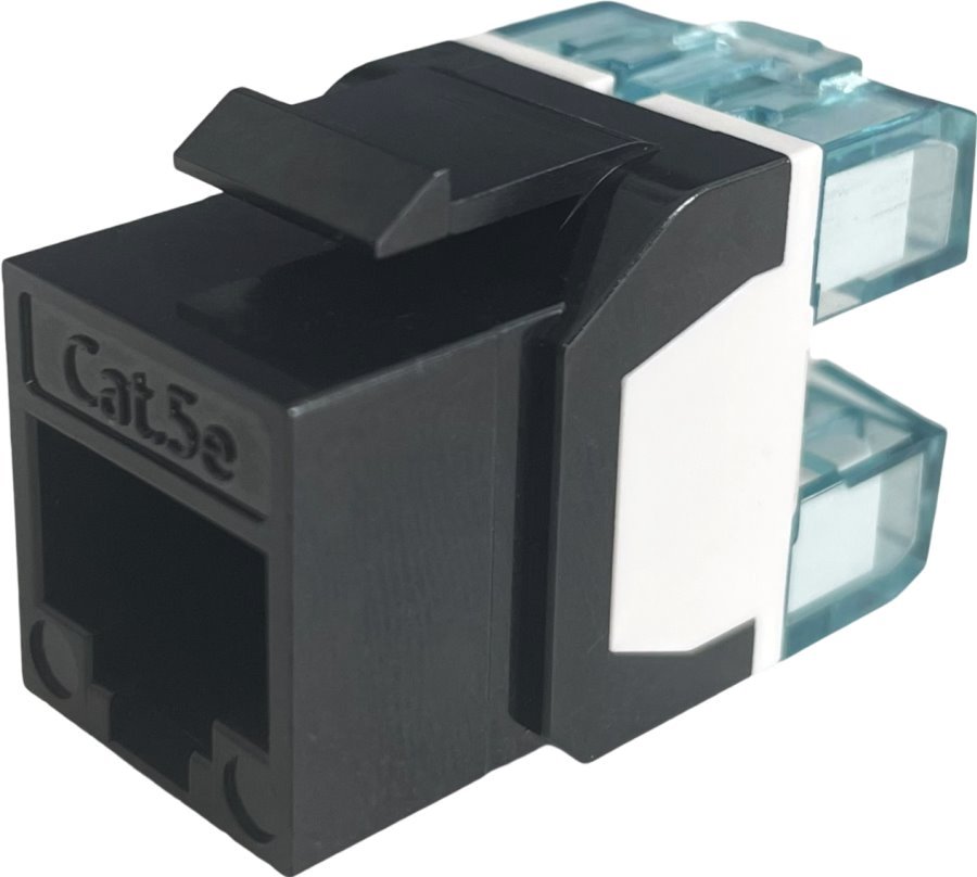 Conexpro keystone UTP, CAT5e, black