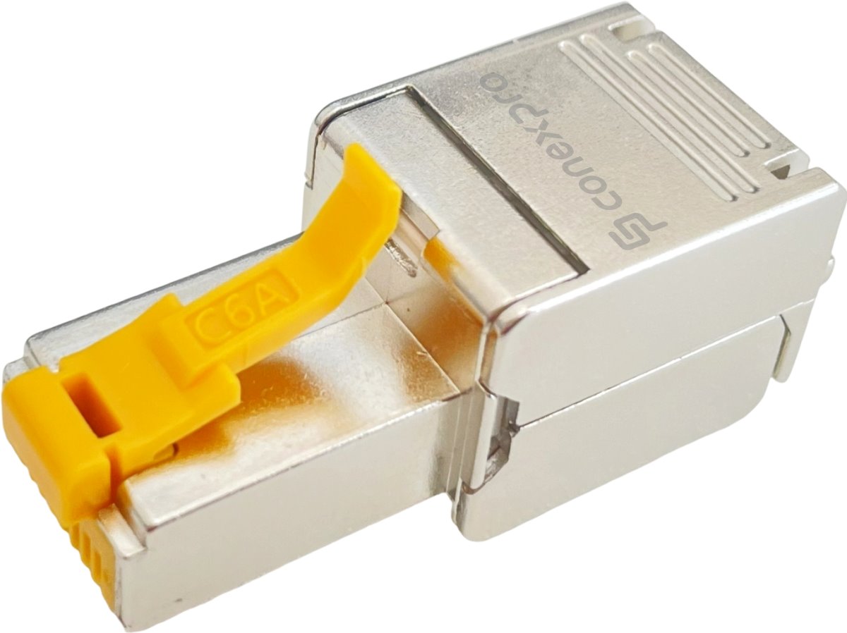Conexpro toolless connector RJ45 FTP, CAT6A, MPTL