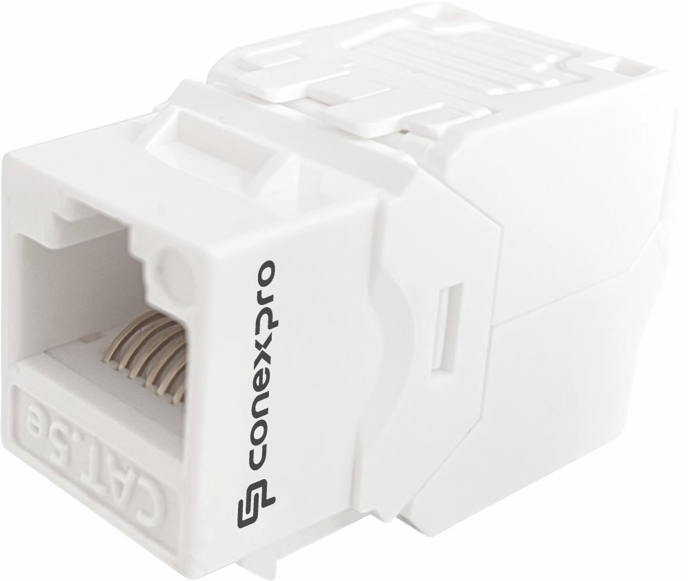 Conexpro toolless keystone UTP, CAT5E, white