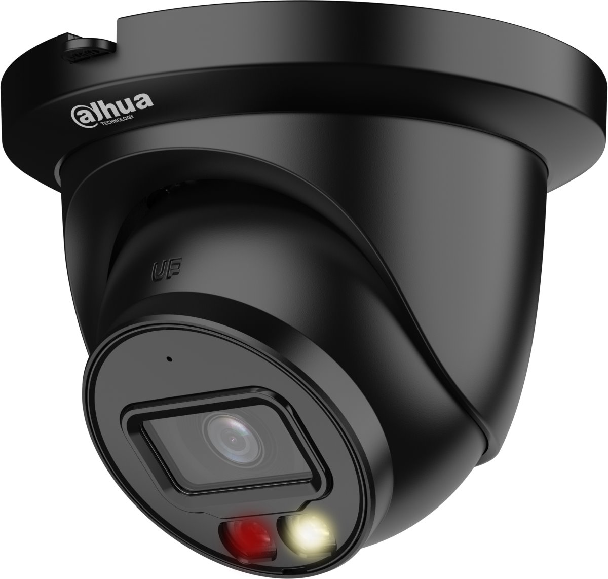 Dahua IP turret camera IPC-HDW2449TM-S-IL-0280B-BLACK, 4Mpx, 2.8mm, Full-Color, SMD+, black