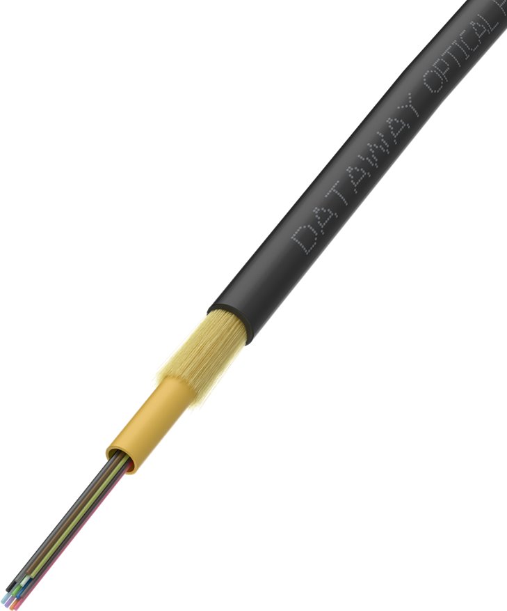 Dataway DROP optical cable, 12 fibers, SM, LSZH, G.657A2, Eca, 1000m