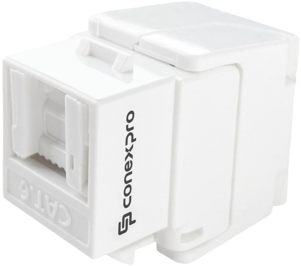 Conexpro toolless keystone UTP, CAT6, white