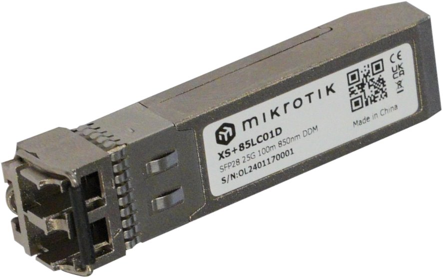 MikroTik 25G SFP28 optical module XS+85LC01D, MM, 100m, 850nm