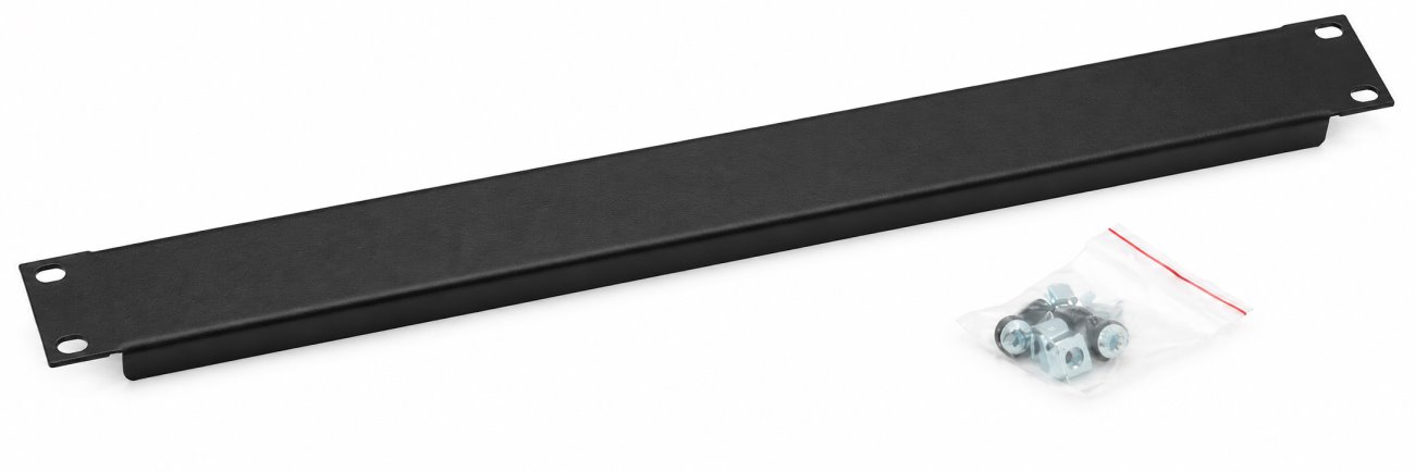 Triton blanking panel, 1U, 19", black