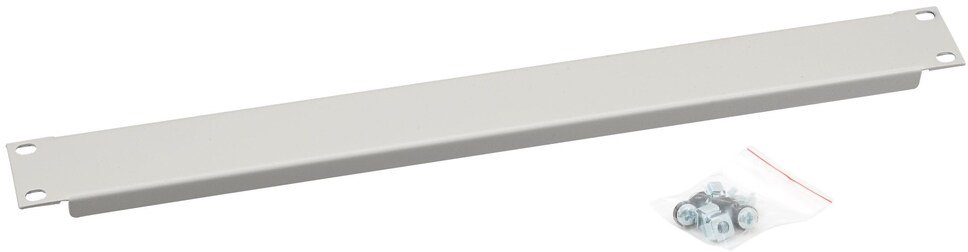 Triton blanking panel, 1U, 19", gray