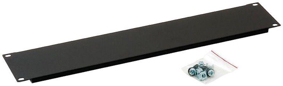 Triton blanking panel, 2U, 19", black