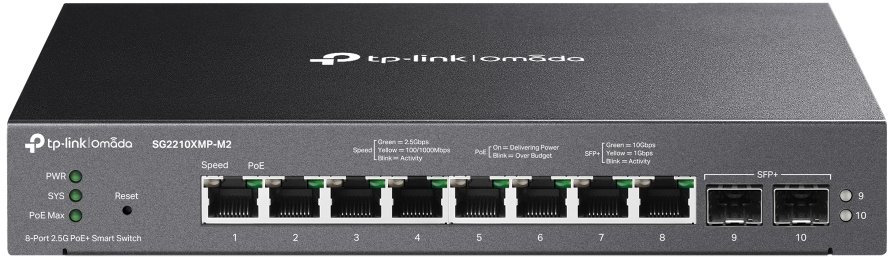 TP-Link SG2210XMP-M2 Multi-Gigabit Omada PoE Switch