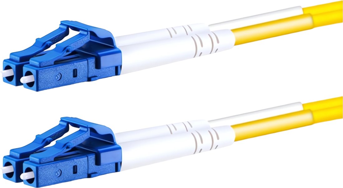 Conexpro fiber optic patch cord, LCupc/LCupc, Duplex, Singlemode 9/125, 1m