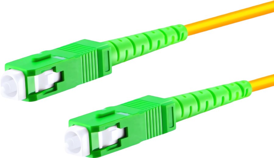 Conexpro fiber optic patch cord, SCapc/SCapc, Simplex, Singlemode 9/125, 1m