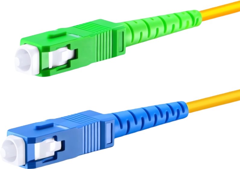 Conexpro fiber optic patch cord, SCupc/SCapc, Simplex, Singlemode 9/125, 1m