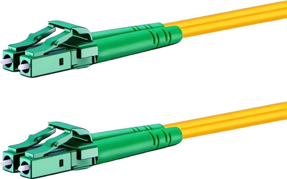 Conexpro fiber optic patch cord, LCapc/LCapc, Duplex, Singlemode 9/125, 1m