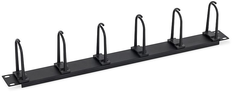 Triton cable management panel RAB-VP-X11-A1, 19", 1U, 6x large hook, black