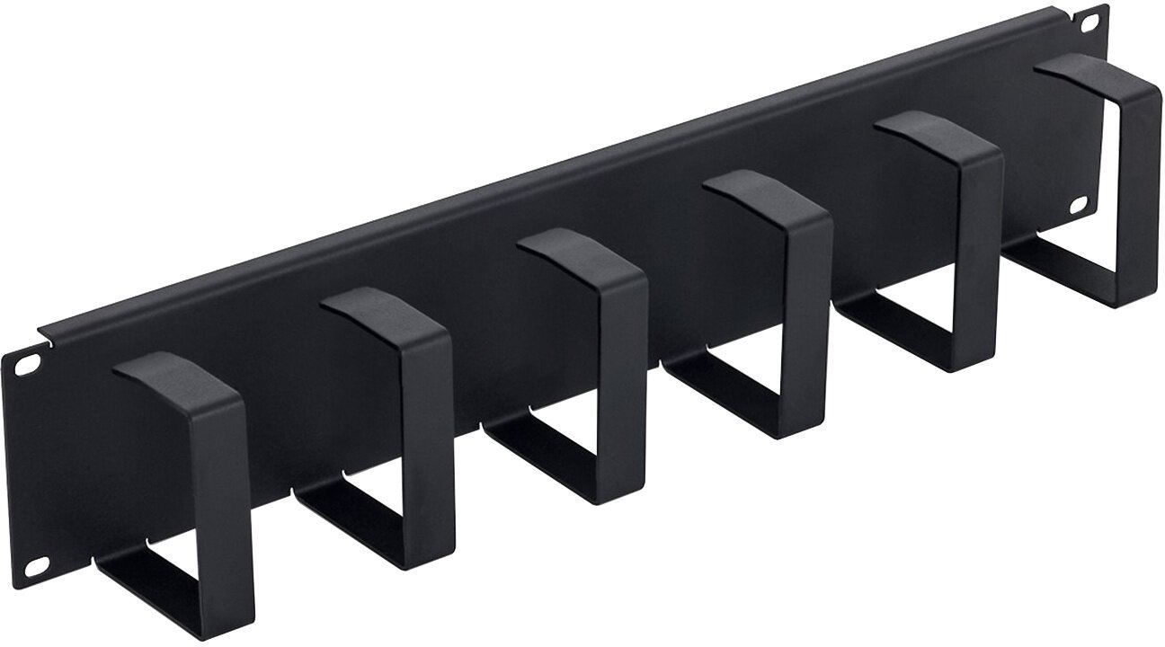 Triton cable management panel RAB-VP-X22-A1, 19", 2U, 6x hook 70x85mm, black