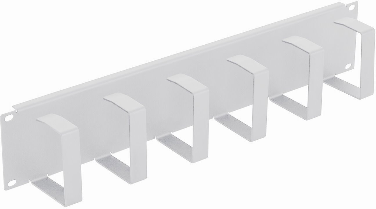 Triton cable management panel RAC-VP-X22-A1, 19", 2U, 6x hook 70x85mm, grey