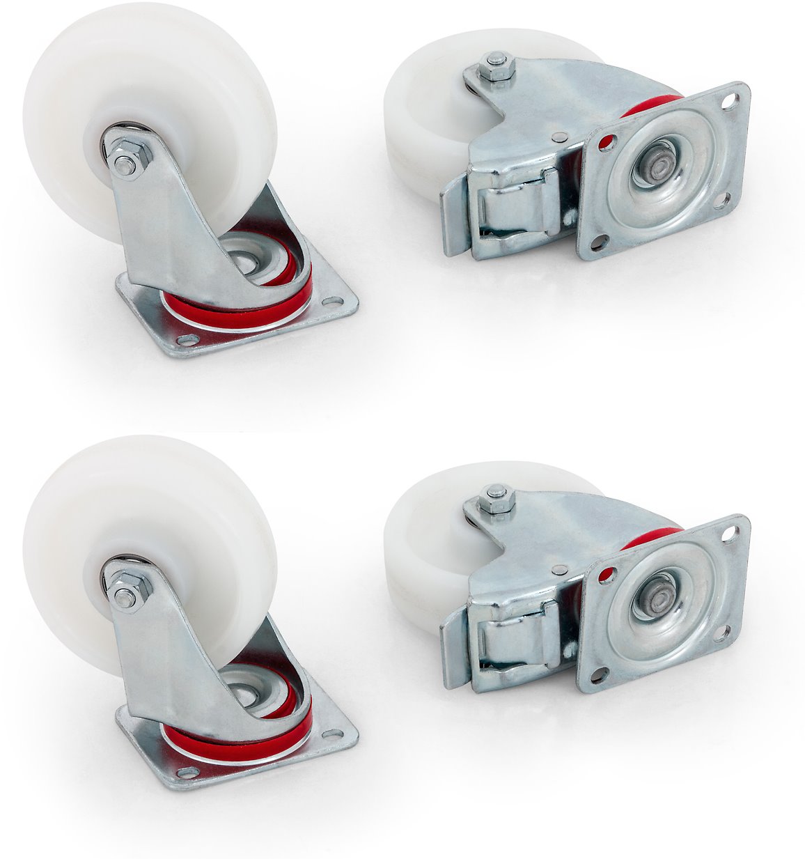 Triton set of 4 wheels RAX-MS-X47-X1, load capacity 2000 kg