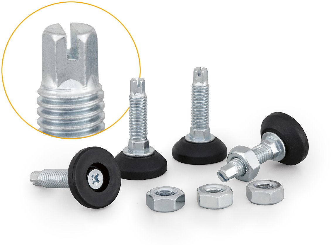 Triton set of 4 feet RAX-MS-X64-X1, load capacity 1600 kg