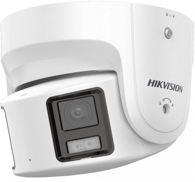 Hikvision IP panoramic turret camera DS-2CD2387G2P-LSU/SL(4mm)(C), 8Mpx, 2x 4mm, ColorVu